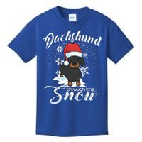 Daschund Through The Snow Dog Lovers Festive Gift Kids T-Shirt