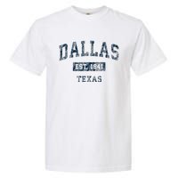 Dallas Texas Tx Vintage Sports Garment-Dyed Heavyweight T-Shirt