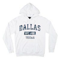 Dallas Texas Tx Vintage Sports Hoodie