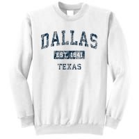 Dallas Texas Tx Vintage Sports Sweatshirt