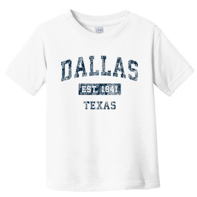 Dallas Texas Tx Vintage Sports Toddler T-Shirt