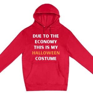 Due to the economy this is my halloween costume Premium Pullover Hoodie