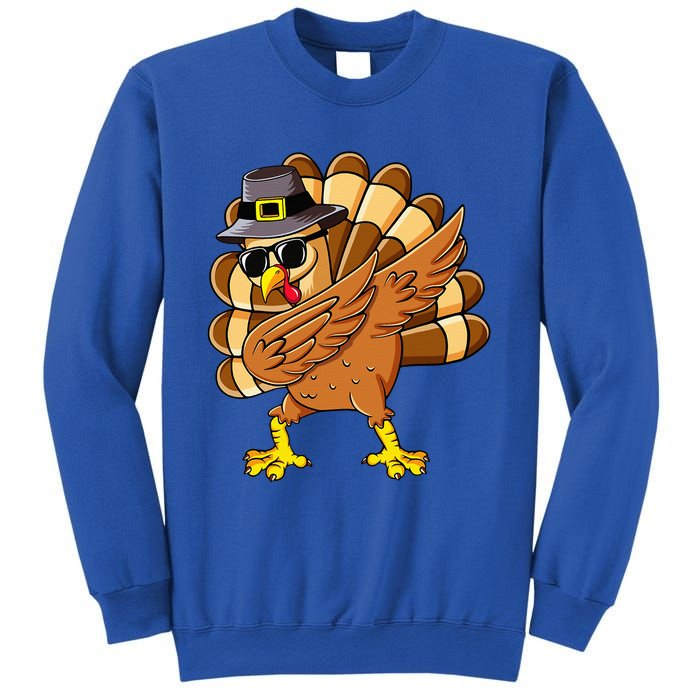 Dabbing Turkey Thanksgiving Day Pilgrim Funny Dab Sweatshirt