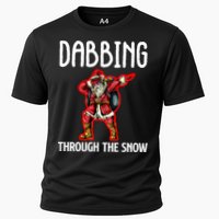 Dabbing Through The Snow Funny Santa Claus Dancing Performance Shirt