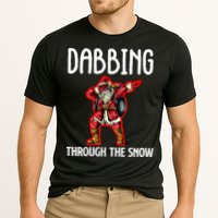 Dabbing Through The Snow Funny Santa Claus Dancing Performance Shirt