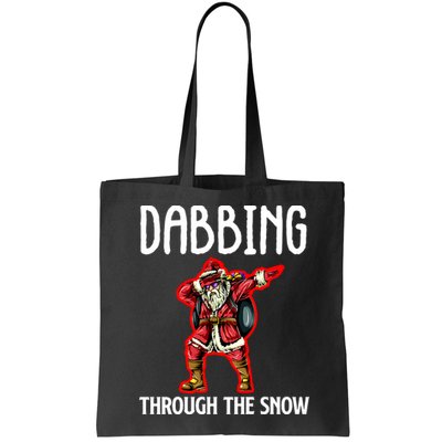 Dabbing Through The Snow Funny Santa Claus Dancing Bag