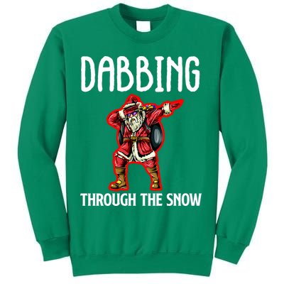 Dabbing Through The Snow Funny Santa Claus Dancing Sweatshirt