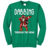 Dabbing Through The Snow Funny Santa Claus Dancing Sweatshirt