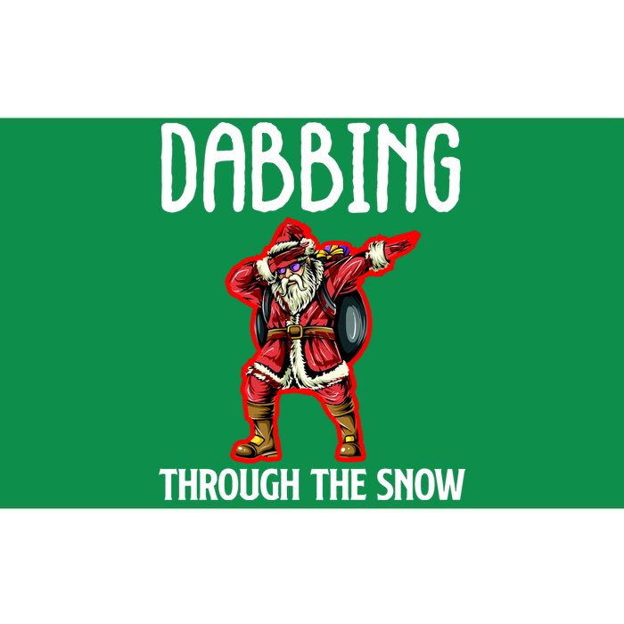 Dabbing Through The Snow Funny Santa Claus Dancing Bumper Sticker