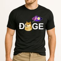 Doge To The Moon Galaxy Cryptocurrency Performance Shirt