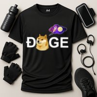 Doge To The Moon Galaxy Cryptocurrency Performance Shirt