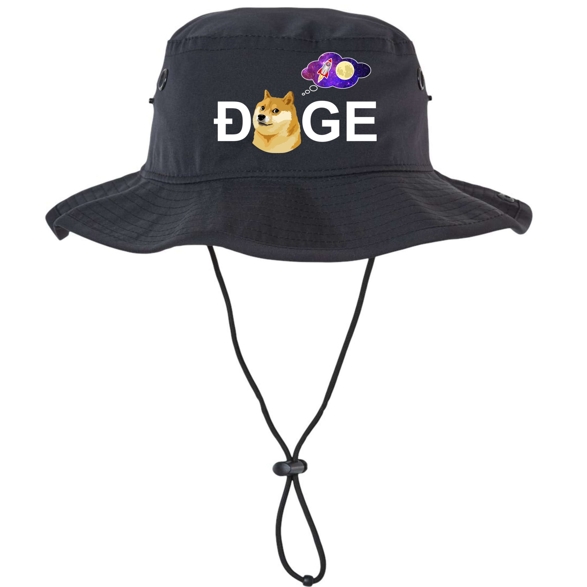 Doge To The Moon Galaxy Cryptocurrency Bucket Hat