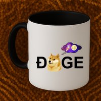 Doge To The Moon Galaxy Cryptocurrency Mug