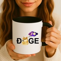 Doge To The Moon Galaxy Cryptocurrency Mug