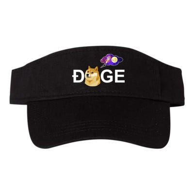 Doge To The Moon Galaxy Cryptocurrency Visor