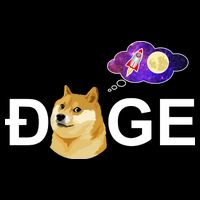 Doge To The Moon Galaxy Cryptocurrency Cropped Pullover Crew