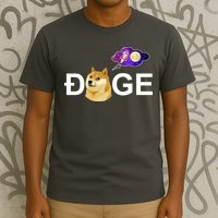 Doge To The Moon Galaxy Cryptocurrency T-Shirt