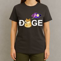 Doge To The Moon Galaxy Cryptocurrency T-Shirt