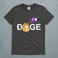 Doge To The Moon Galaxy Cryptocurrency T-Shirt