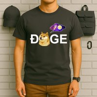 Doge To The Moon Galaxy Cryptocurrency T-Shirt