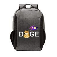 Doge To The Moon Galaxy Cryptocurrency Vector Backpack