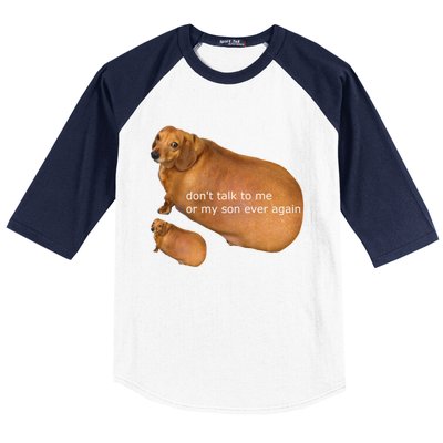 DonT Talk To Me Or My Son Ever Again Geek Baseball Sleeve Shirt