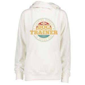 Dog Trainer Training Hu To Speak Dog Funny Gift Womens Funnel Neck Pullover Hood