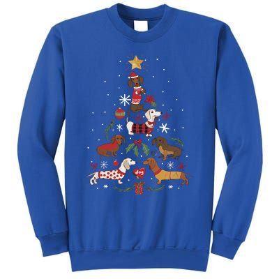 Dachshund Through The Snow Funny Dog Christmas Tree Cool Gift Sweatshirt