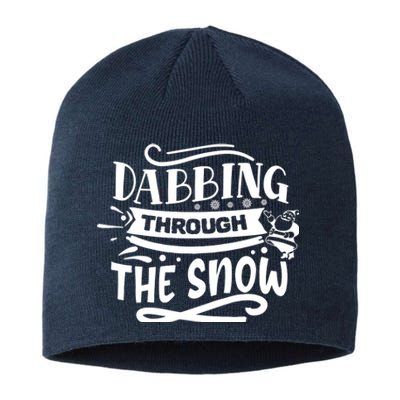 Dabbing Through The Snow Santa Claus Sustainable Beanie