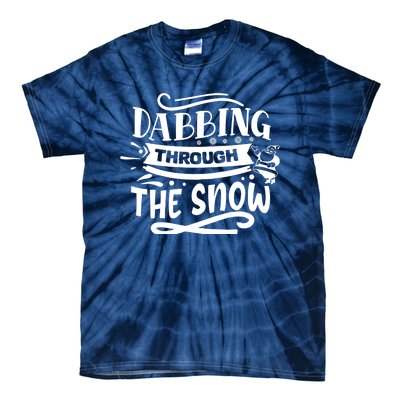 Dabbing Through The Snow Santa Claus Tie-Dye T-Shirt