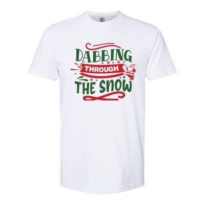 Dabbing Through The Snow Santa Claus Softstyle® CVC T-Shirt