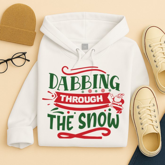 Dabbing Through The Snow Santa Claus Hoodie
