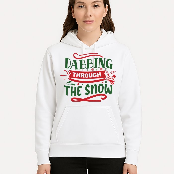 Dabbing Through The Snow Santa Claus Hoodie
