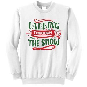 Dabbing Through The Snow Santa Claus Sweatshirt