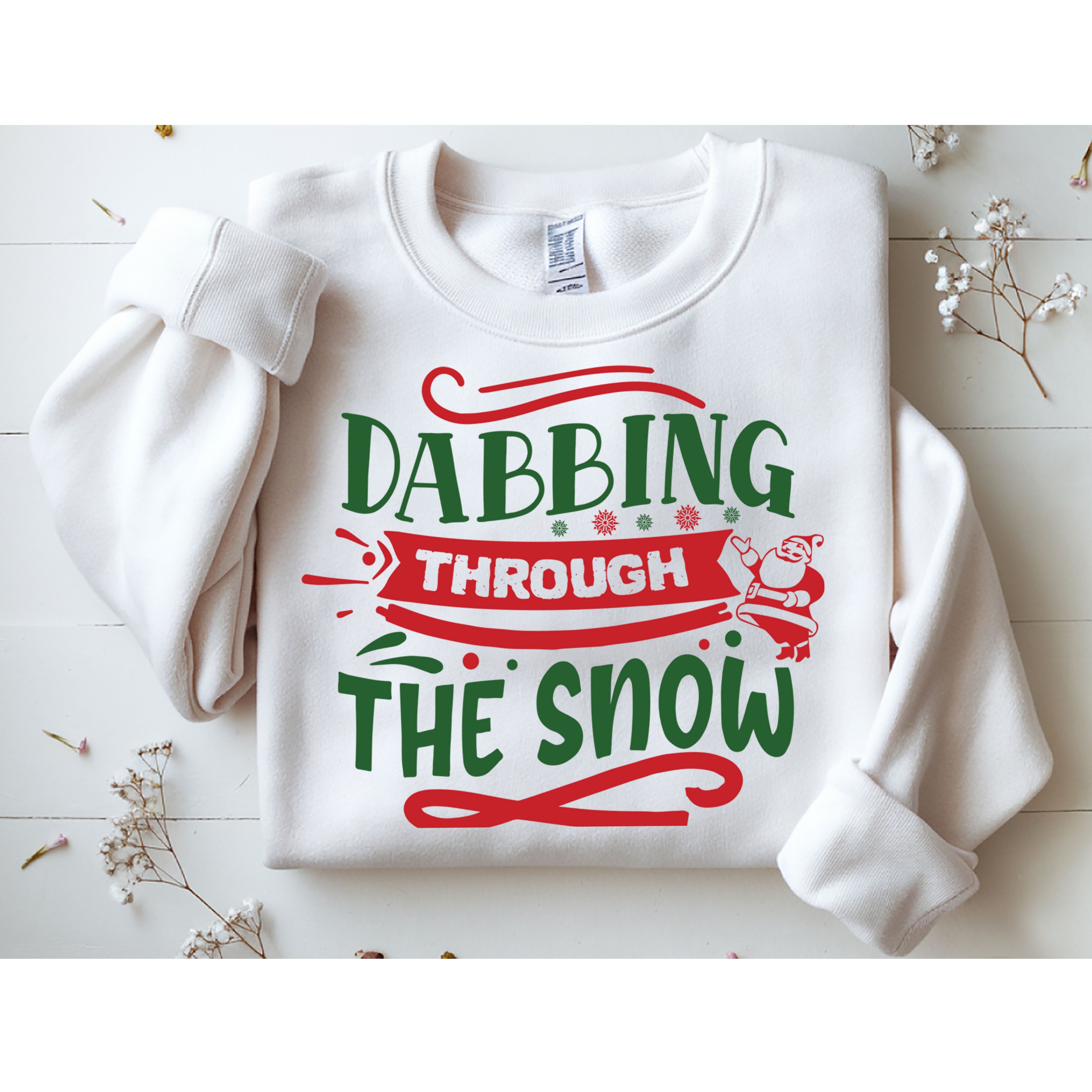 Dabbing Through The Snow Santa Claus Sweatshirt