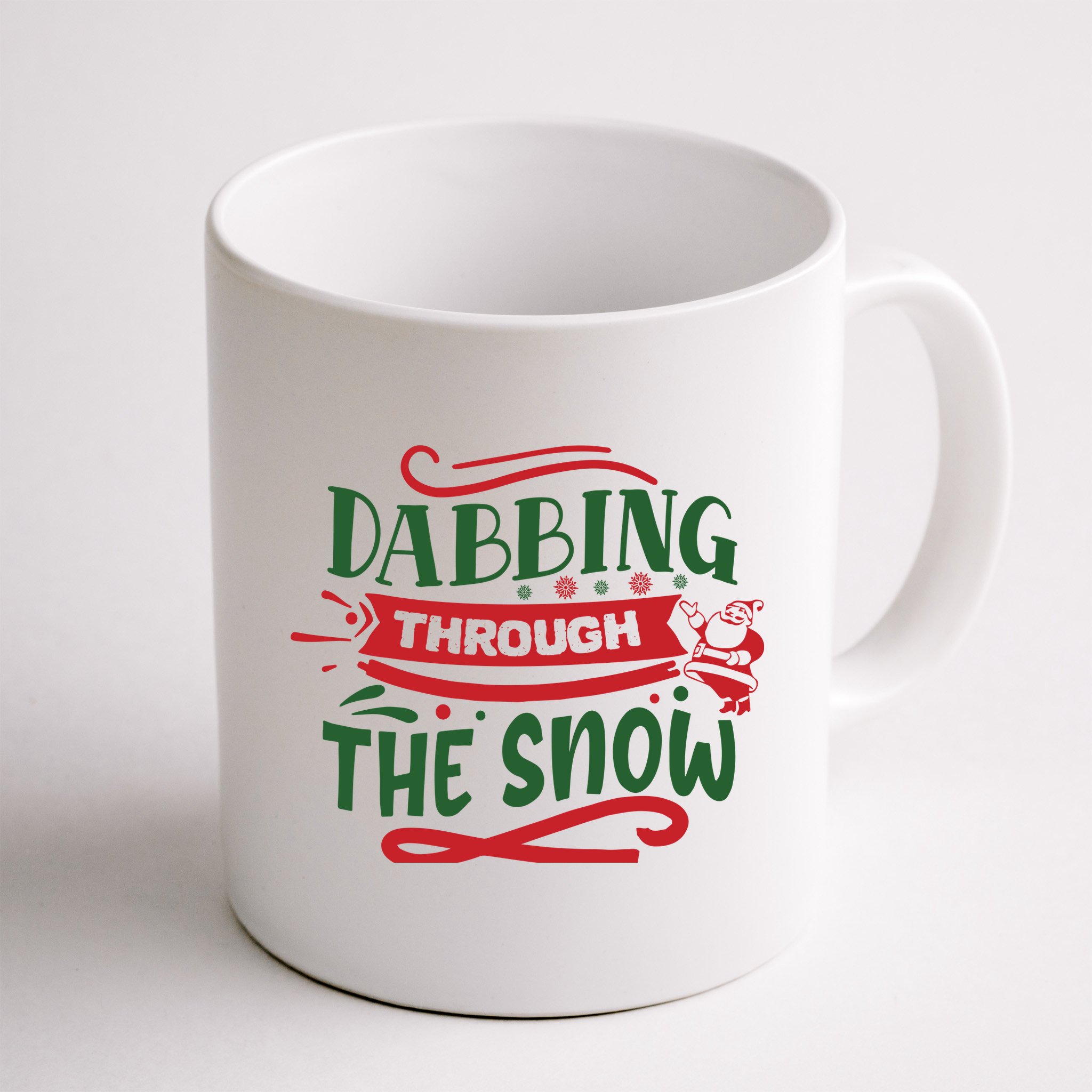 Dabbing Through The Snow Santa Claus Mug
