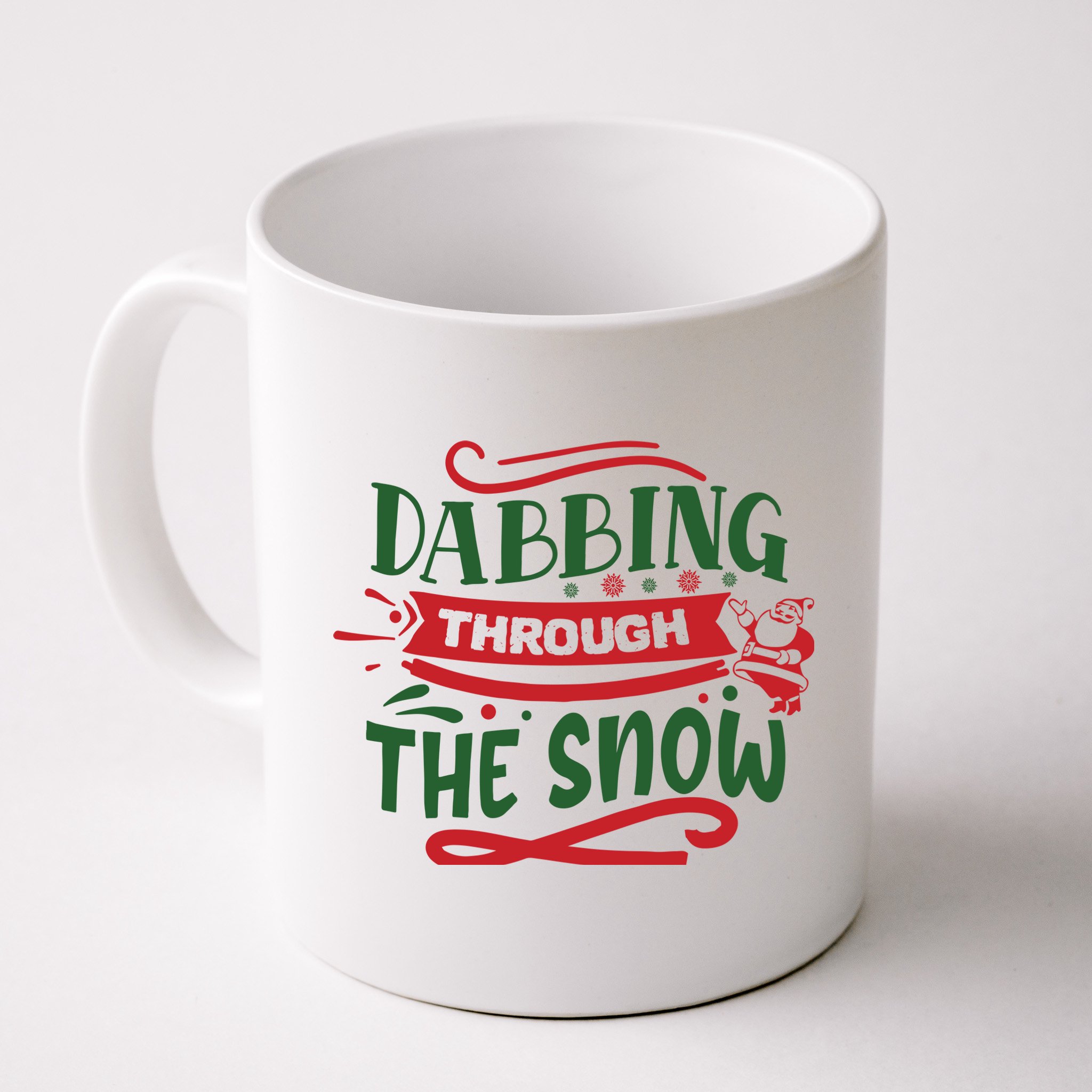 Dabbing Through The Snow Santa Claus Mug