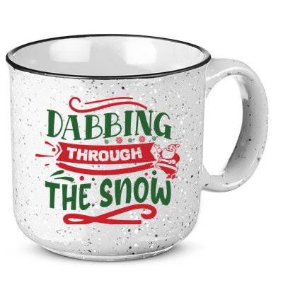 Dabbing Through The Snow Santa Claus 15oz Campfire Ceramic Mug