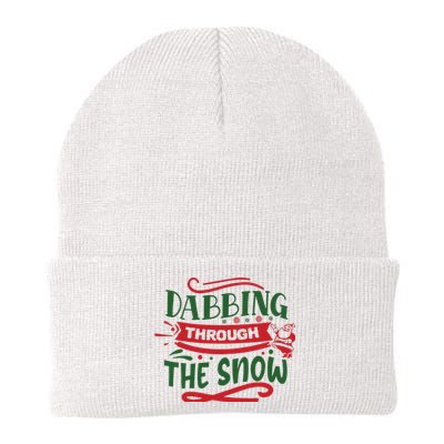 Dabbing Through The Snow Santa Claus Knit Cap Winter Beanie