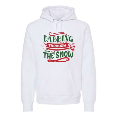 Dabbing Through The Snow Santa Claus Premium Hoodie