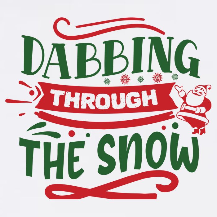 Dabbing Through The Snow Santa Claus Trucker Hat