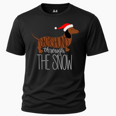 Dachshund Through The Snow Performance Shirt