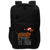 Dachshund Through The Snow Impact Tech Backpack