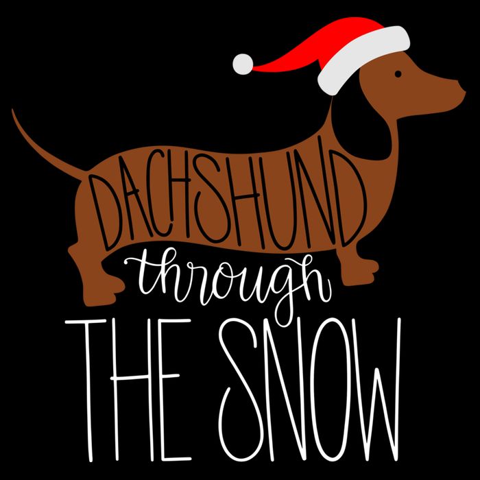 Dachshund Through The Snow Bucket Hat