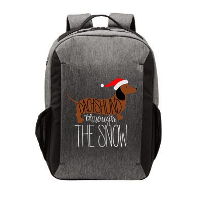 Dachshund Through The Snow Vector Backpack