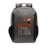 Dachshund Through The Snow Vector Backpack