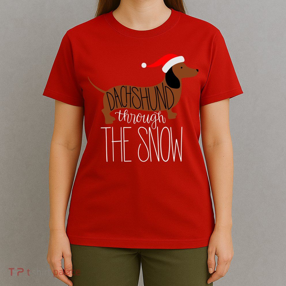 Dachshund Through The Snow T-Shirt