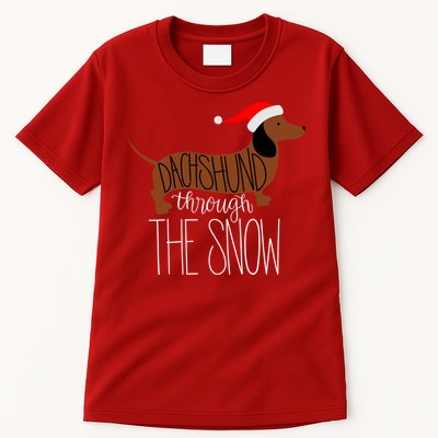 Dachshund Through The Snow Tall T-Shirt