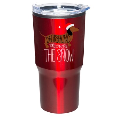 Dachshund Through The Snow Tumbler
