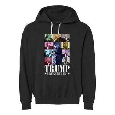 Donald Trump The Revenge 2024 Eras Funny Garment-Dyed Fleece Hoodie